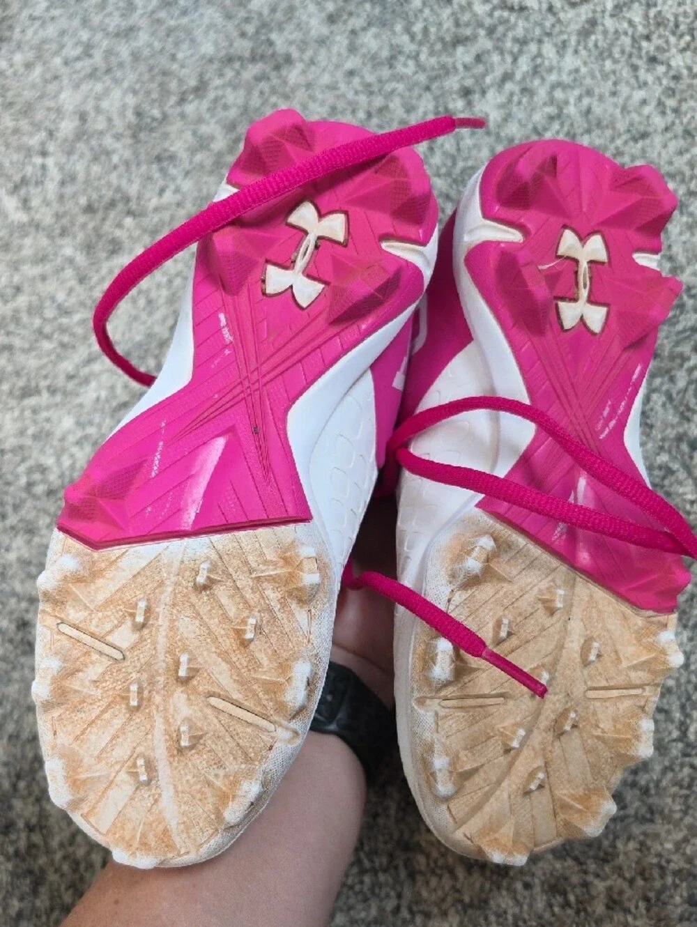Under Armour Pink Baseball/softball Cleats
